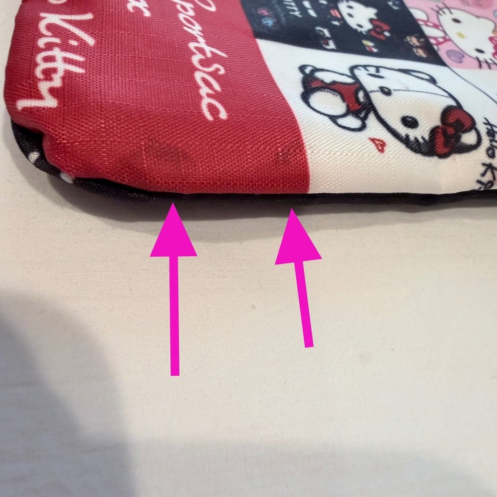LeSportsac Hello Kitty 50th Anniversary Tote Bag Womens OS Multi Excellent Patch - Picture 6 of 16